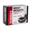 Утяжелители на запястье TORRES 0,5 кг, PL607605, (2штх250г), нейлон, металл. песок, красн-сер.