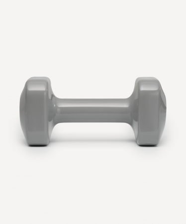 УЦЕНКА Гантель виниловая STARFIT DB-106 5 кг, темно-серый, пара
