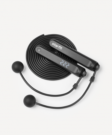 Скакалка STARFIT RP-701, умная, 3 м, черный