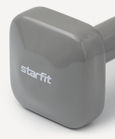 УЦЕНКА Гантель виниловая STARFIT DB-106 5 кг, темно-серый, пара