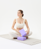 УЦЕНКА Блок для йоги STARFIT YB-200 EVA, лиловый, пара