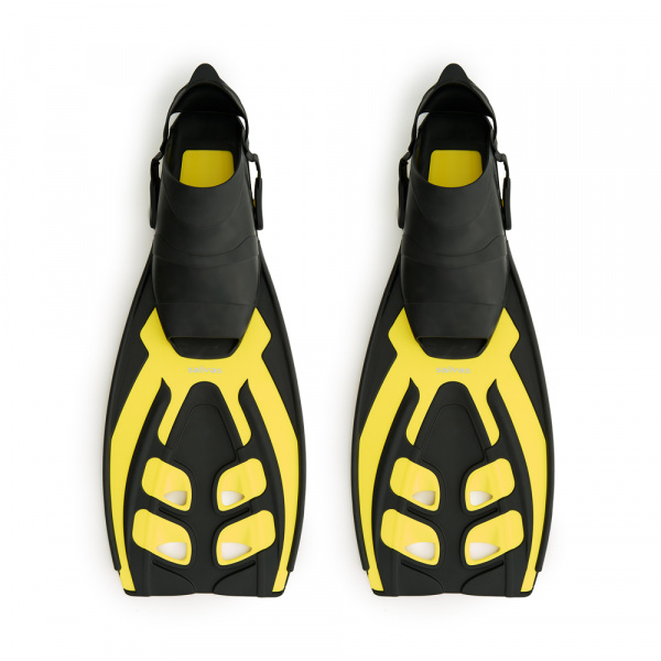 Ласты для плав. Salvas Tonic Dive, BA190LXGGSTS,TPR и Technoflex, р. L/XL, жёлтый