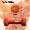 Гантель в неопреновой оболочке 1 кг