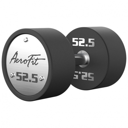 AeroFit AFPUDB52.5-60 набор полиуретановых гантелей, 52,5-60 кг, 4 пары, шаг 2,5 кг
