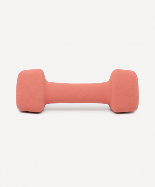УЦЕНКА Гантель неопреновая STARFIT DB-205 3 кг, коралловый, пара