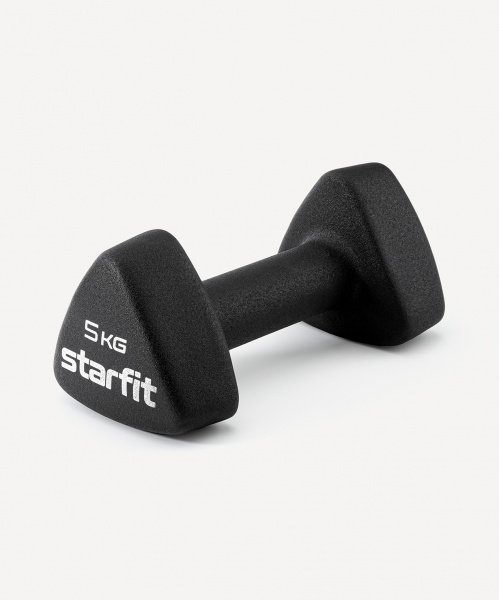 УЦЕНКА Гантель неопреновая STARFIT DB-205 5 кг, черный, пара