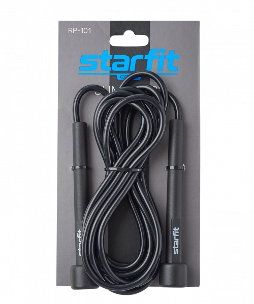 Скакалка STARFIT RP-101 черный, 3 м