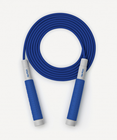 Скакалка STARFIT RP-401, c силиконовыми ручками, 3 м, синий