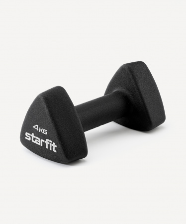 УЦЕНКА Гантель неопреновая STARFIT DB-205 4 кг, черный, пара