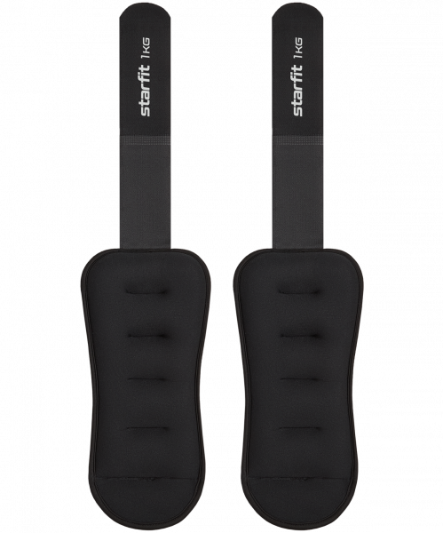 Утяжелители универсальные WT-503, 1 кг, черный