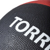 Медбол TORRES 6 кг, AL00226, резина, диаметр 23,8 см, черно-красный