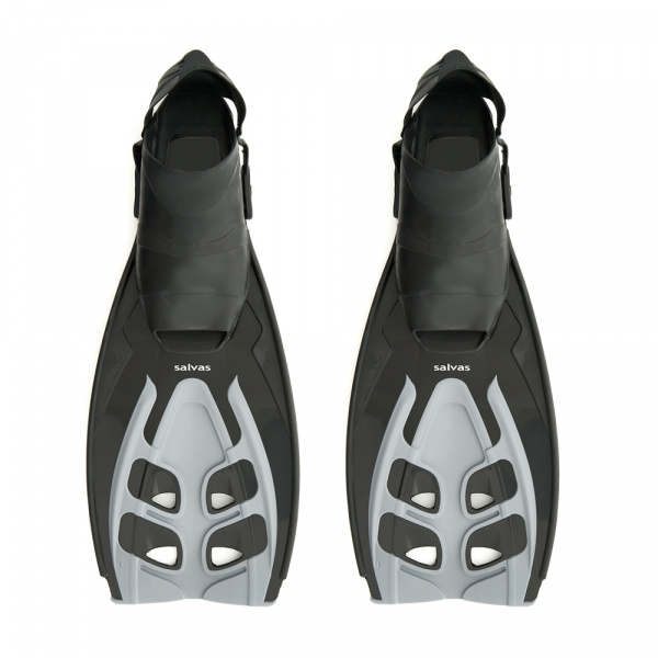 Ласты для плав. Salvas Tonic Dive, BA190SMNNSTS,TPR и Technoflex, р.S/M, чёрный