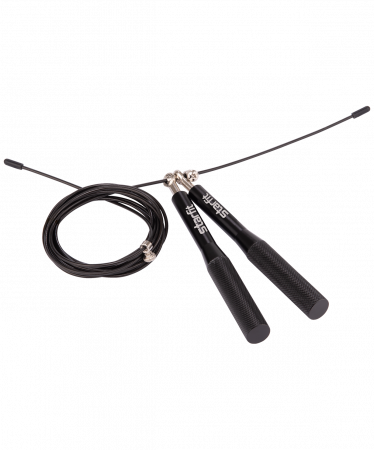Скакалка STARFIT RP-301 скоростная с металлическими ручками, черный
