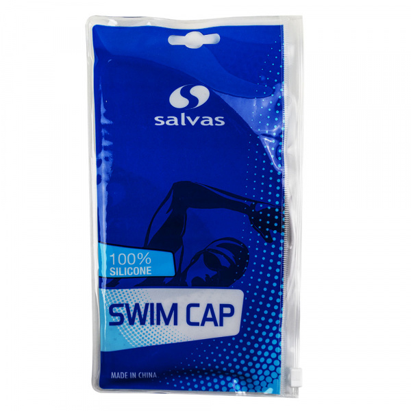 Шапочка для плав. SALVAS Cap, FA065/S, силикон, серебристый