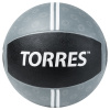 Медбол TORRES 11 кг, AL002311, резина, диаметр 27,5 см, серо-черный