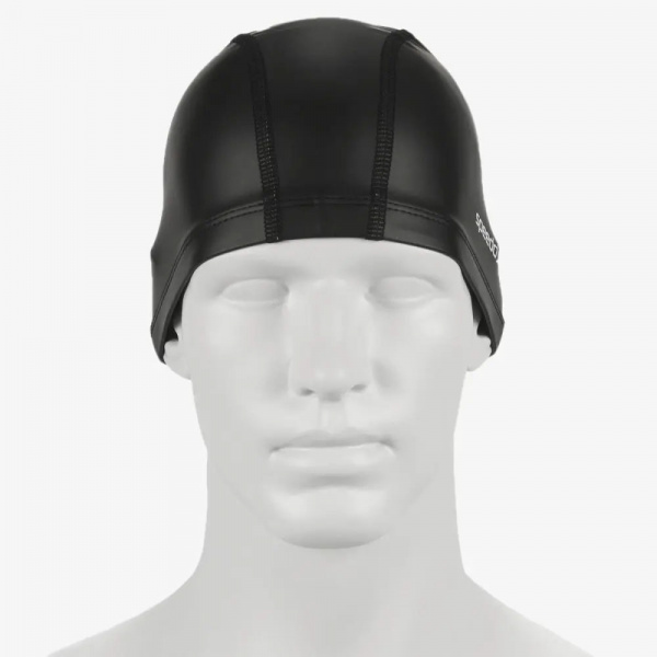 Шапочка для плав. SPEEDO Pace Cap, 8-720640001B, ЧЕРНЫЙ, нейлон, полиуретан