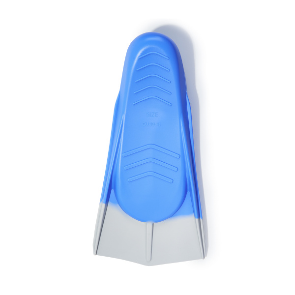 Ласты для бассейна TORRES F01, SWF012405BL, р.EU 39-41 (L), сине-серые