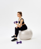 УЦЕНКА Гантель виниловая STARFIT DB-101 4 кг, фиолетовый