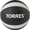 Медбол TORRES 7 кг, AL00227, резина, диаметр 23,8 см, черно-серо-белый