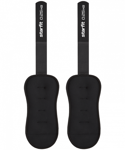 Утяжелители универсальные WT-503, 0,25 кг, черный