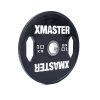 Диск тренировочный обрезиненный черный Xmaster XMT-XEBP-10KG