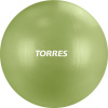 СЦ*Мяч гимн. TORRES, AL122165MT, диам. 65 см, эласт. ПВХ,с защ. от взрыва, с насосом, оливковый