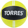 Медбол TORRES 2 кг, AL00232, резина, диаметр 19,5 см, салатово-черный